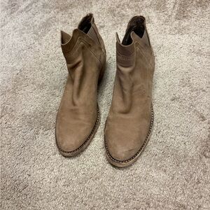 Dolce Vita Tan Ankle Boots